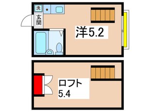 メゾン・ド・フルールの物件間取画像